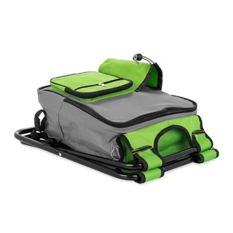 Camp Stool Backpack Cooler -Gr